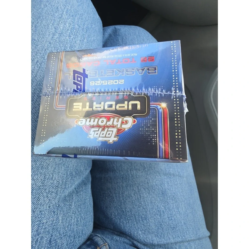 2025-26 TOPPS CHROME UPDATE NBA Basketball SEALED VALUE BOX